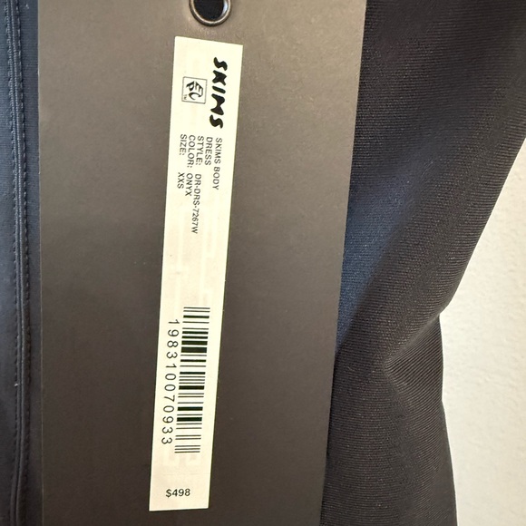 SOLD‼️Skims x Dolce & Gabbana Collab: Onyx Body Dress; Black Bustier Midi Dress - Picture 4 of 11